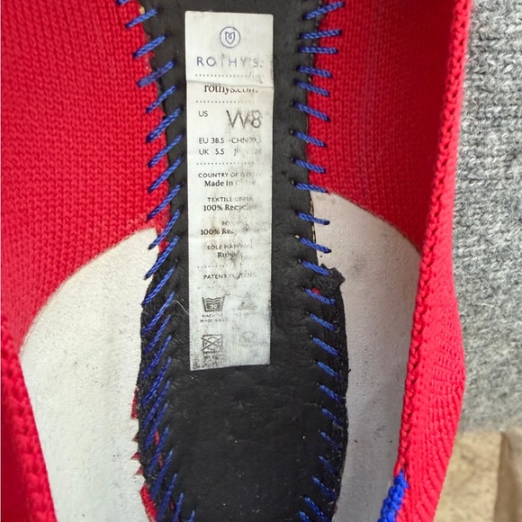 Rothy's Red Pointed Flats - Picture 8 of 15